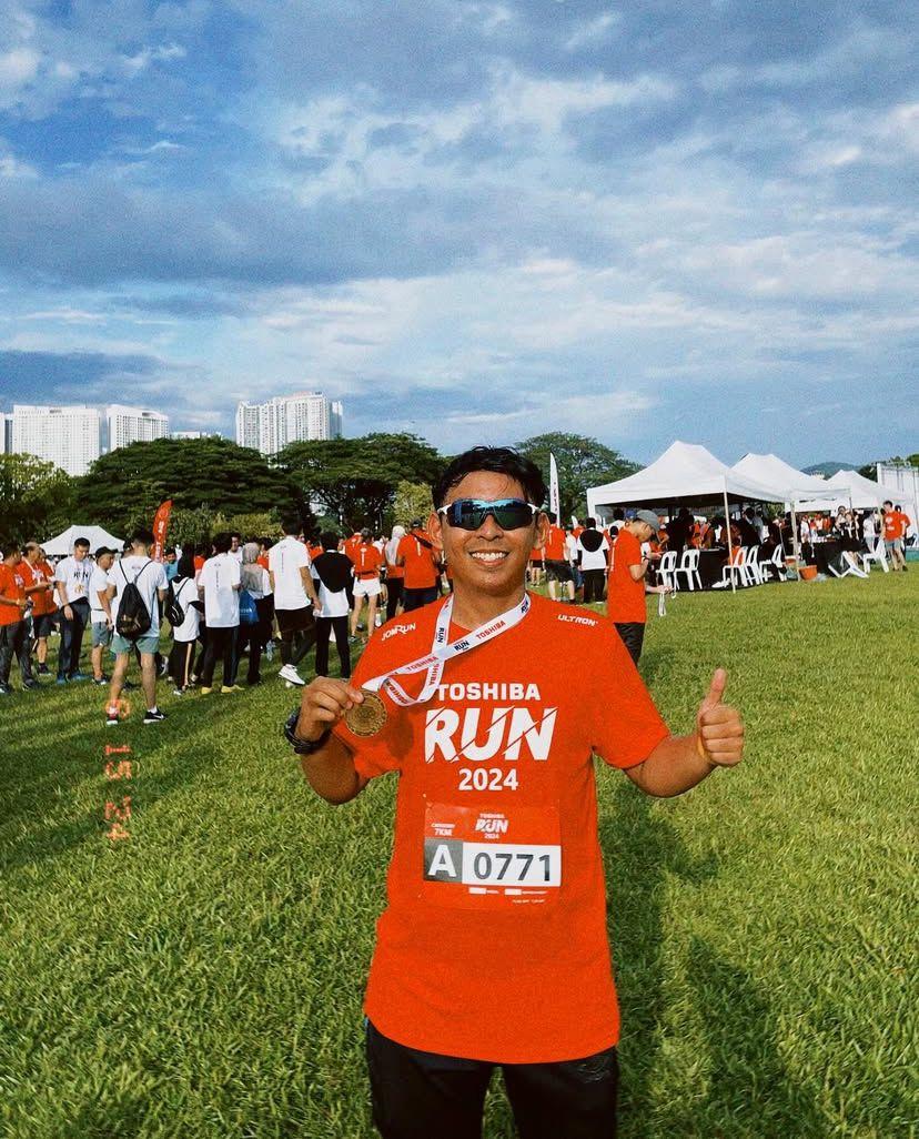 Running athletes